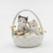 Ceramic Kittens In Basket Figurine, Home Décor, Gift for Her, Gift for Mom, Kitchen Décor, Cat Lovers Gift, Pet Loss Gift